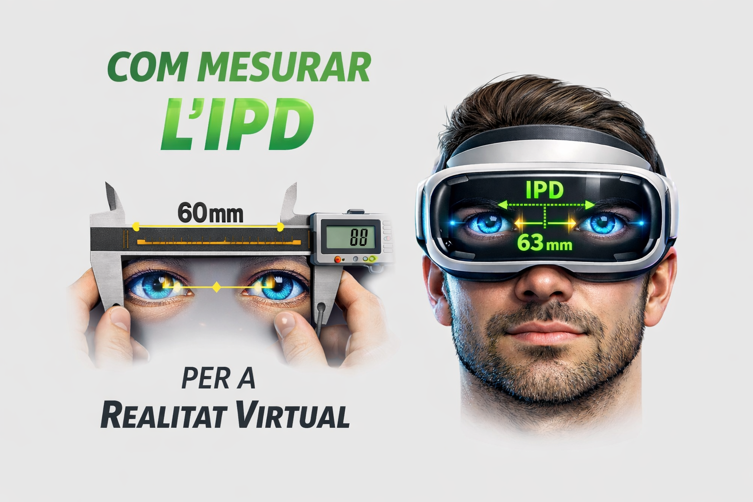 Com mesurar la vostre distancia entre els ulls